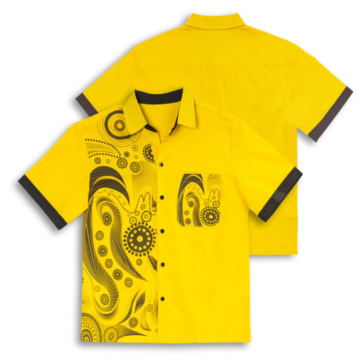 Branded Sublimated Mens Button Ups